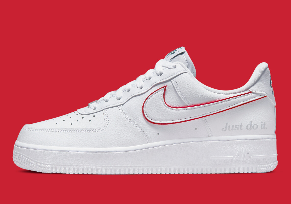 air force one just do it white